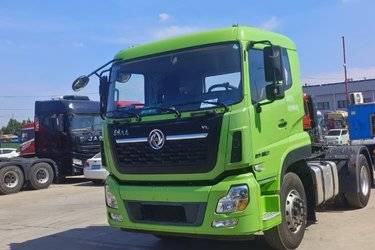 二手东风商用车 天龙VL重卡 350马力 4X2牵引车(国六) 单桥 东风康明斯二手牵引车 黄牌图片