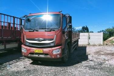 二手福田时代 ES7 220马力 4X2 6.8米栏板载货车(国六) 单桥 潍柴二手载货车 黄牌图片