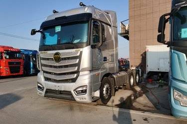 二手福田 欧曼EST 基本型 580马力 6X4 牵引车(国六)(采埃孚16挡)(国六) 双驱 福田康明斯二手牵引车 黄牌图片