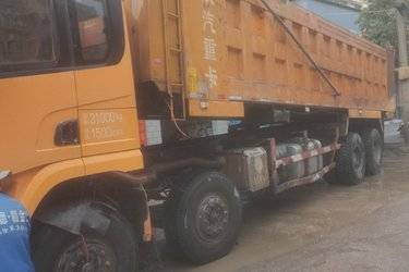 二手陕汽重卡 德龙X3000 430马力 8X4 8.8米自卸车(国五) 前四后八 潍柴二手自卸车 黄牌