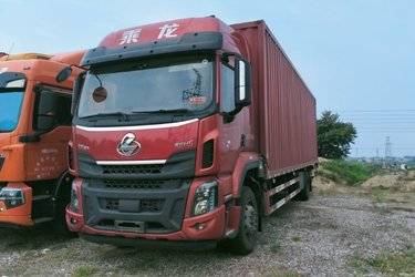 二手东风柳汽 乘龙H5 240马力 4X2 9.7米厢式载货车(国六) 单桥 玉柴二手载货车 黄牌图片