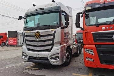 二手福田 欧曼EST 北方版 580马力 6X4 牵引车(速比4.111)(液缓)(国六) 双驱 福田康明斯二手牵引车 黄牌图片