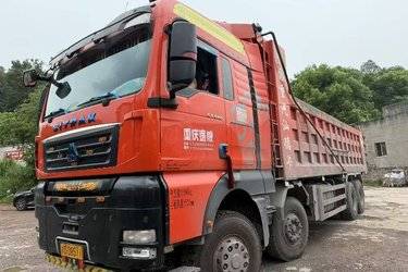 二手中国重汽 汕德卡SITRAK G7H重卡 540马力 8X4 8.4米自卸车(国五) 前四后八 中国重汽二手自卸车 黄牌