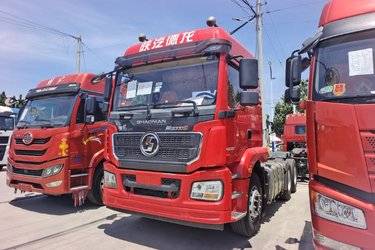 二手陕汽重卡 德龙M3000S 460马力 6X4牵引车(国六) 双驱 潍柴二手牵引车 黄牌图片