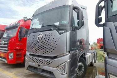 二手福田 欧曼银河 660马力 6X4 AMT自动挡牵引车(国六)(气囊)(国六) 双驱 福田康明斯二手牵引车 黄牌图片