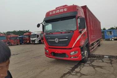 二手东风商用车 天锦KR PLUS 舒适版 290马力 4X2 9.8米厢式载货车(国六)(速比3.64)(高顶双卧)(国六) 单桥 东风康明斯二手载货车 黄牌图片