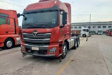 二手福田 欧曼GTL 580马力 6X4 AMT自动挡牵引车(国六) 双驱 福田康明斯二手牵引车 黄牌图片