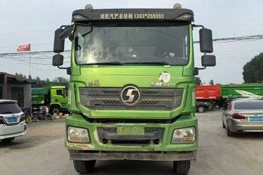 二手陕汽重卡 德龙新M3000 350马力 8X4 7.2米自卸车(国五) 前四后八 潍柴二手自卸车 黄牌
