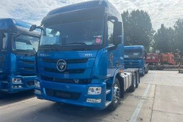 二手福田 欧曼GTL 北方版 470马力 6X4 AMT自动挡牵引车(国六) 双驱 福田康明斯二手牵引车 黄牌图片
