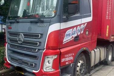二手三一集团 正义版 480马力 6X4牵引车(国五) 双驱 玉柴二手牵引车 黄牌图片