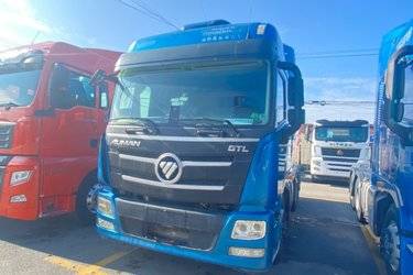 二手福田 欧曼GTL 基本型 520马力 6X4 AMT自动挡牵引车(国六) 双驱 福田康明斯二手牵引车 黄牌图片