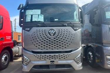二手福田 欧曼银河 660马力 6X4 AMT自动档牵引车(国六) 双驱 福田康明斯二手牵引车 黄牌图片