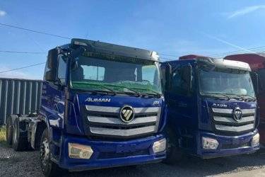 二手福田 欧曼GTL 6系重卡 400马力 6X4牵引车(国五) 双驱 潍柴二手牵引车 黄牌图片