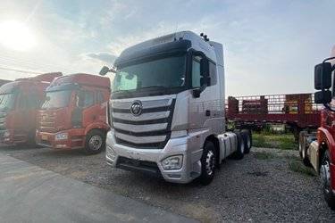 二手福田 欧曼EST 6系重卡 560马力 6X4 AMT自动挡牵引车(国五) 双驱 福田康明斯二手牵引车 黄牌图片