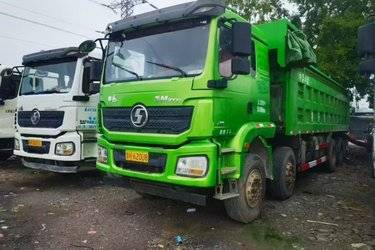 二手陕汽重卡 德龙新M3000 标准版 400马力 8X4 8米自卸车(国五) 前四后八 潍柴二手自卸车 黄牌