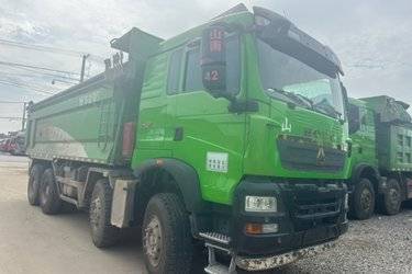 二手中国重汽 HOWO TX重卡 440马力 8X4 6.5米自卸车(国六) 前四后八 曼二手自卸车 黄牌