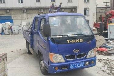 二手唐骏欧铃 T3系列 110马力 3.88米排半栏板轻卡(国五) 单桥 东风二手载货车 蓝牌图片