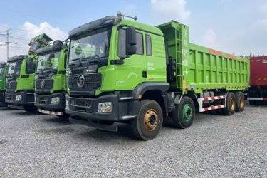 二手陕汽重卡 德龙M3000S 菁英版 430马力 8X4 7.6米自卸车(国六) 前四后八 潍柴二手自卸车 黄牌图片