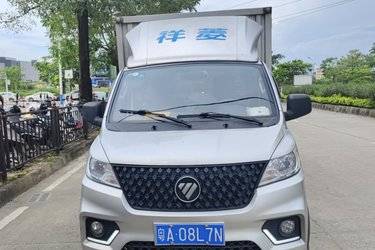 二手福田 祥菱V3 1.6L 122马力 3.7米单排厢式微卡(国六) 单桥 东安二手载货车 蓝牌图片