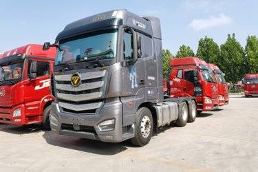二手福田 欧曼EST 6系重卡 穿越版 580马力 6X4 AMT自动挡牵引车(国六) 双驱 福田康明斯二手牵引车 黄牌图片