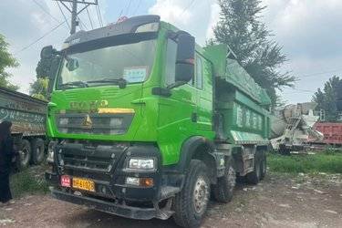 二手中国重汽HOWO TX 400马力 8X4 5.8米自卸车(国六) 后八轮 潍柴二手自卸车 黄牌