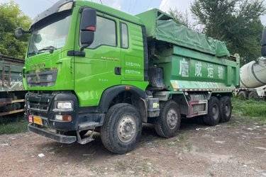 二手中国重汽HOWO TX 400马力 8X4 5.8米自卸车(国六) 后八轮 潍柴二手自卸车 黄牌