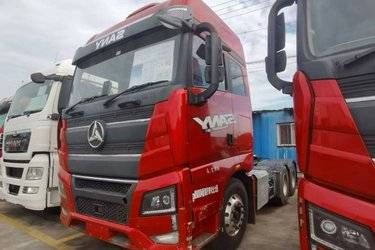 二手三一集团 王道395 380马力 6X4牵引车(国六) 双驱 大柴二手牵引车 黄牌