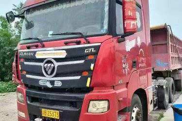 二手福田 欧曼GTL 9系重卡 490马力 6X4牵引车(国五) 双驱 康明斯二手牵引车 黄牌图片