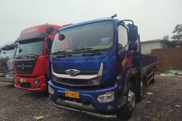 二手福田瑞沃 圣龙ES7 270马力 6X2 6.8米栏板载货车(国六) 前四后四 玉柴二手载货车 黄牌