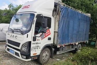 二手江淮 领跑S6 152马力 4.18米单排仓栅式轻卡(国六) 单桥 全柴二手载货车 蓝牌图片