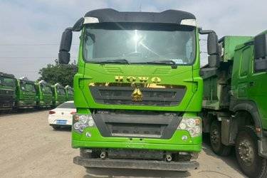 二手中国重汽 HOWO TX重卡 440马力 8X4 6.5米自卸车(国六) 前四后八 曼二手自卸车 黄牌