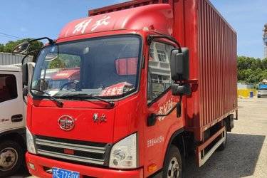 二手解放 虎VN 137马力 4.16米单排厢式轻卡(国六) 单桥 云内动力二手载货车 蓝牌