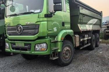 二手陕汽重卡 德龙新M3000 350马力 6X4 5.8米自卸车(12挡)(国五) 后八轮 潍柴二手自卸车 黄牌