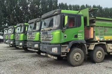 二手陕汽重卡 德龙X3000 430马力 8X4 8米自卸车(国五) 前四后八 潍柴二手自卸车 黄牌图片