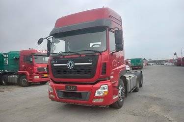 二手东风商用车 天龙重卡 启航版 450马力 6X4牵引车(国五) 双驱 雷诺二手牵引车 黄牌图片