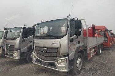 二手福田 欧航R系 220马力 6.8米排半栏板载货车(国六) 单桥 福田康明斯二手载货车 黄牌图片