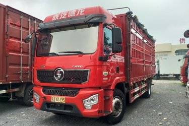 二手陕汽重卡 德龙L5000 经典版 220马力 4X2 6.8米仓栅式载货车(国六) 单桥 潍柴二手载货车 黄牌图片