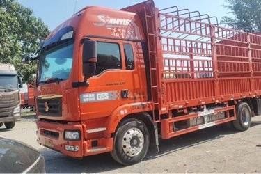 二手中国重汽 汕德卡SITRAK G5S 豪华版 290马力 4X2 6.8米AMT自动档仓栅式载货车(国六) 单桥 曼二手载货车 黄牌