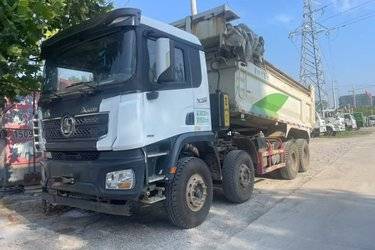 二手陕汽重卡 德龙X3000 城建标准版 430马力 8X4 6.5米自卸车(国五) 前四后八 潍柴二手自卸车 黄牌