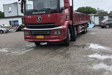 二手陕汽商用车 轩德翼3 轻量化版 400马力 8X4 9.5米栏板载货车(国六) 前四后八 玉柴二手载货车 黄牌图片