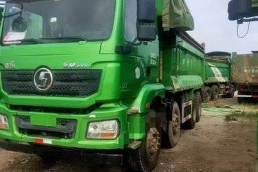 二手陕汽重卡 德龙新M3000 城建标准版 375马力 8X4 5.8米自卸车(国五) 前四后八 潍柴二手自卸车 黄牌