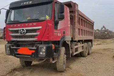 二手上汽红岩 杰狮重卡 430马力 6X4 6米自卸车(国五) 后八轮 一汽二手自卸车 黄牌