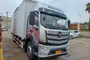 二手福田 欧航R系 240马力 9.85米厢式载货车(国六) 单桥 康明斯二手载货车 黄牌