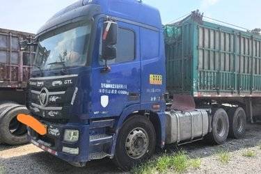 二手福田 欧曼GTL 6系重卡 北方版 460马力 6X4牵引车(国五) 双驱 潍柴二手牵引车 黄牌图片