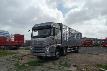 二手中国重汽 汕德卡SITRAK G7重卡 540马力 8X4 9.6米仓栅式货车(国六) 前四后八 曼二手载货车 黄牌图片