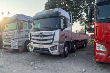 二手福田 欧曼EST 6系重卡 西南版 460马力 8X4 9.45米栏板载货车(国五) 前四后八 福田康明斯二手载货车 黄牌图片