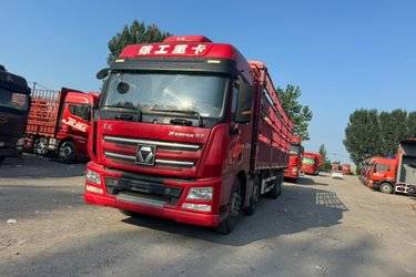 二手徐工 漢風(汉风)G7 460马力 8X4 9.5米仓栅式载货车(国五) 前四后八 潍柴二手载货车 黄牌图片