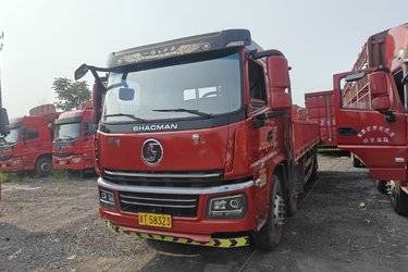 二手陕汽商用车 轩德翼6 轻量化版 220马力 6X2 7.8米栏板载货车(潍柴)(国五) 前四后四 潍柴二手载货车 黄牌图片