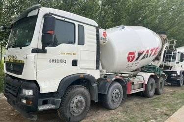 二手中国重汽 HOWO TX 350马力 8X4 7.99方混凝土搅拌车(国六) 前四后八 潍柴二手搅拌车