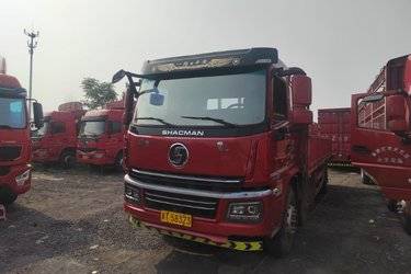 二手陕汽商用车 轩德翼6 轻量化版 220马力 6X2 7.8米栏板载货车(玉柴)(国五) 前四后四 玉柴二手载货车 黄牌图片